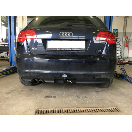 Anhängerkupplung für Audi  A3 Sportback 5 tur.- automat – AHK abnehmbar -2008-2013