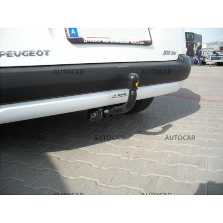 Anhängerkupplung für 308 - SW - combi - manuell–AHK starr - von 2008 Anhängerkupplung für 308 - SW - combi - manuell–AHK starr - von 2008