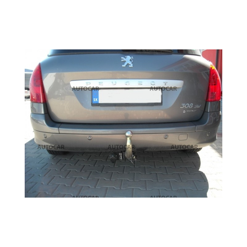 Anhängerkupplung für 308 - SW - combi - automat–AHK abnehmbar - von 2008
