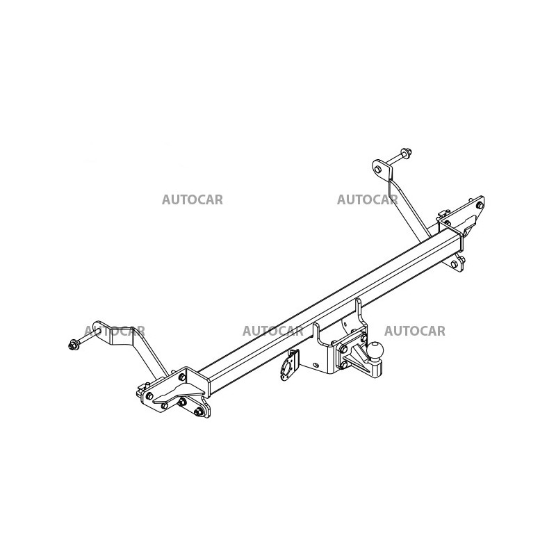 Anhängerkupplung für Fiat DUCATO - Kastenwagen L1, L2, L3 – AHK starr