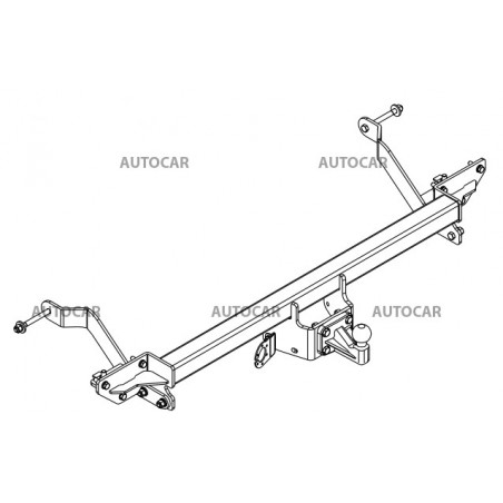 Anhängerkupplung für Peugeot BOXER - Dodávka L1, L2, L3 - manuall–AHK starr Anhängerkupplung für Peugeot BOXER - Dodávka L1, L2, L3 - manuall–AHK starr
