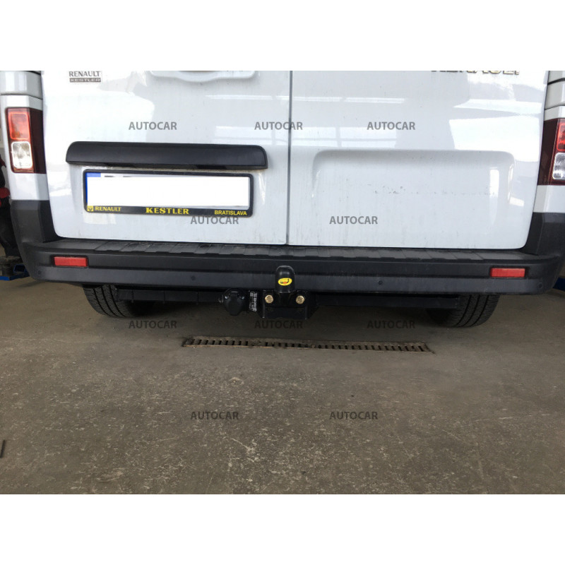 Anhängerkupplung für HILUX - Pick-up, (4WD), mit Treppe - manuall–AHK starr - von 1997/10 bis 2004