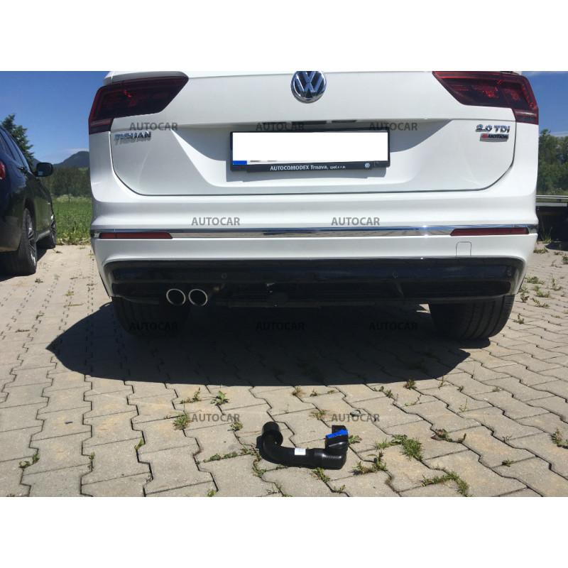 Anhängerkupplung für Volkswagen TIGUAN - automat vertikal–AHK abnehmbar