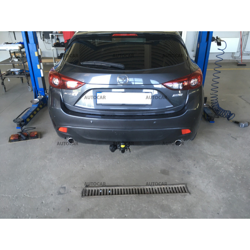 Anhängerkupplung für Mazda 3 - J36A - 5 tür. - automat–AHK abnehmbar