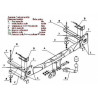 Anhängerkupplung für 100 - 4-türig ,Avant,Quattro, (4A, C4) - automat–AHK abnehmbar - von 1990/12 bis 1994/05 Anhängerkupplung für 100 - 4-türig ,Avant,Quattro, (4A, C4) - automat–AHK abnehmbar - von 1990/12 bis 1994/05