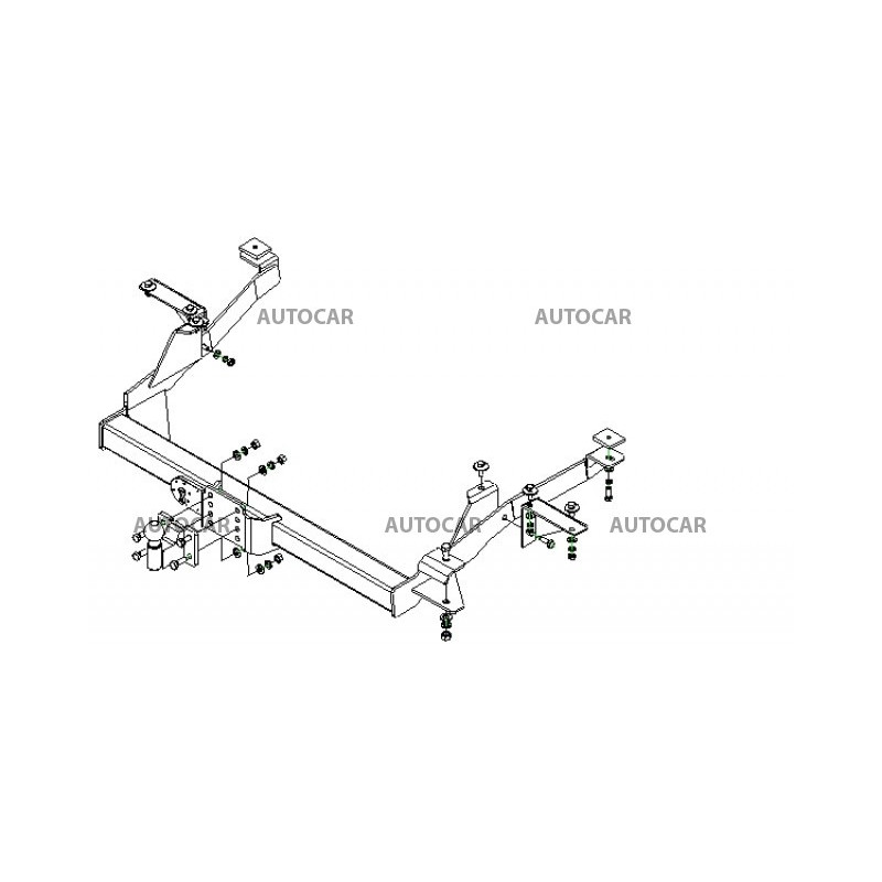 Anhängerkupplung für DUCATO - dodávka, valník, aj 4x4 - starre Anhängerkupplung - von 1999/07 bis 2006/06
