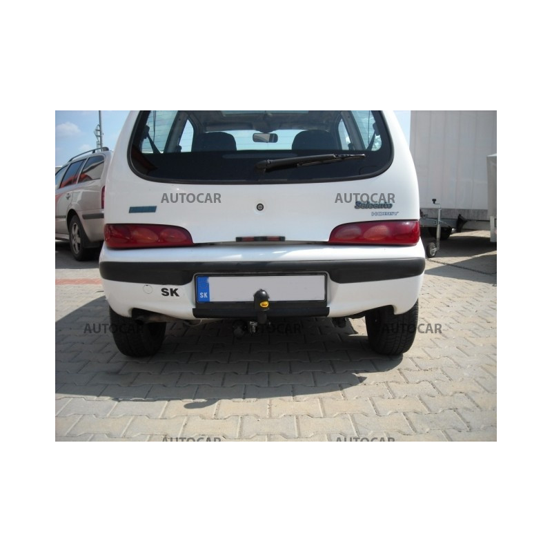 Anhängerkupplung für SEICENTO, SPORTING - 3dv. - manuell–AHK starr - von 1998 bis 2003