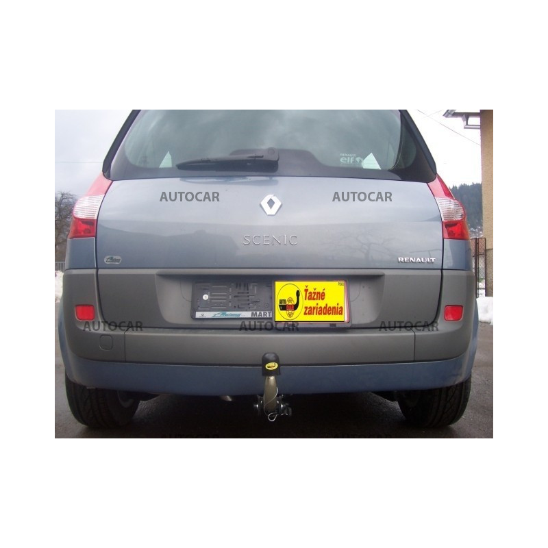 Anhängerkupplung für MEGANE - SCENIC, Van (JMO/1) - automat–AHK abnehmbar - von 2003/10 bis 2009
