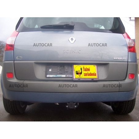 Anhängerkupplung für MEGANE - SCENIC, Van (JMO/1) - automat–AHK abnehmbar - von 2003/10 bis 2009 Anhängerkupplung für MEGANE - SCENIC, Van (JMO/1) - automat–AHK abnehmbar - von 2003/10 bis 2009