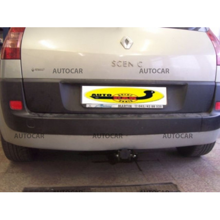 Anhängerkupplung für MEGANE - SCENIC, Van (JMO/1) - automat–AHK abnehmbar - von 2003/10 bis 2009 Anhängerkupplung für MEGANE - SCENIC, Van (JMO/1) - automat–AHK abnehmbar - von 2003/10 bis 2009
