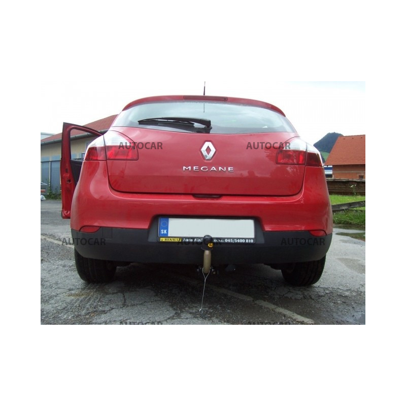 Anhängerkupplung für MEGANE - 5-türig - automat–AHK abnehmbar - von 2009