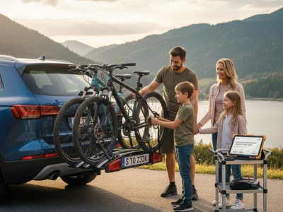 Fahrradträger für die Anhängerkupplung – sicher reisen mit dem Rad