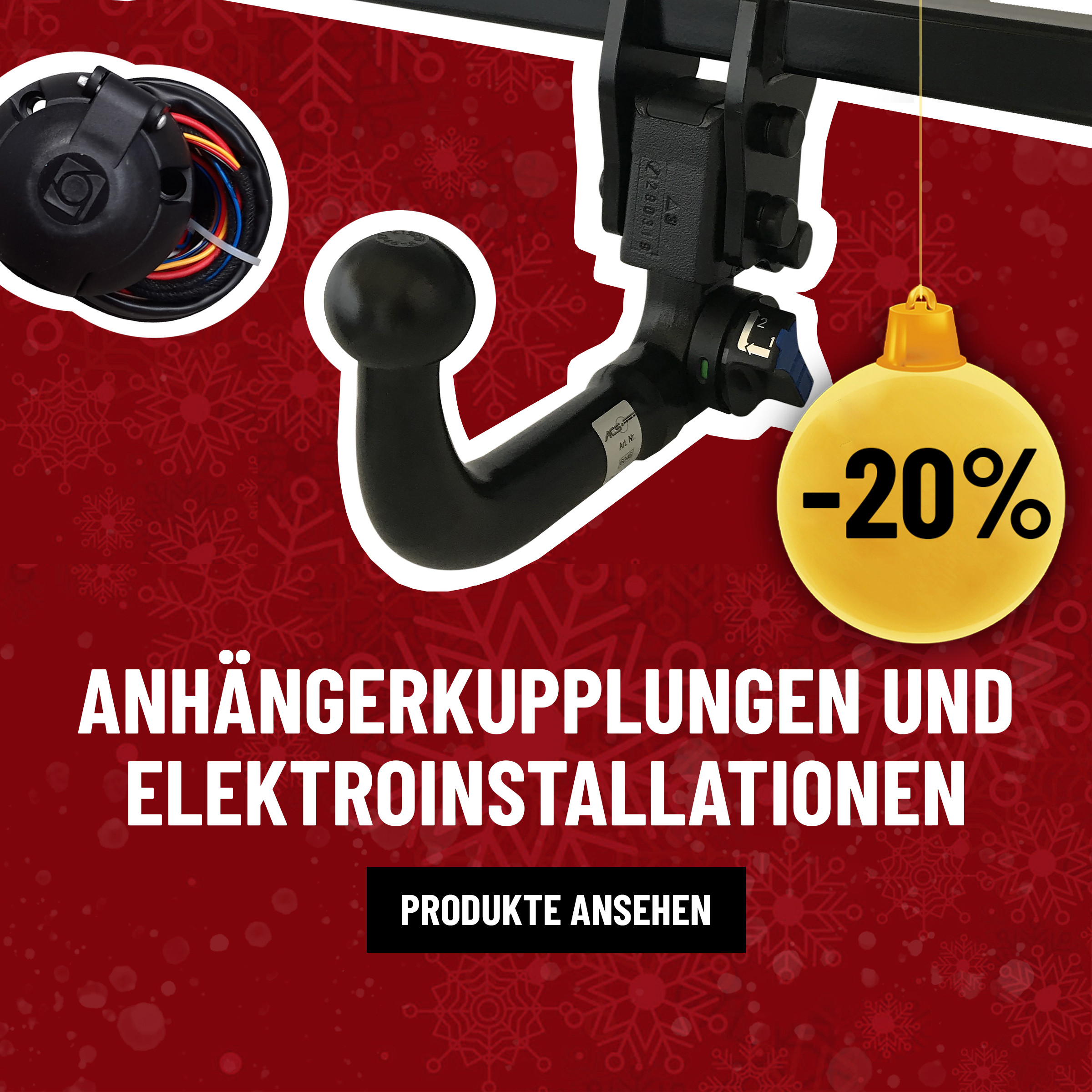 -20% auf Anhängerkupplungen und Elektroinstallationen